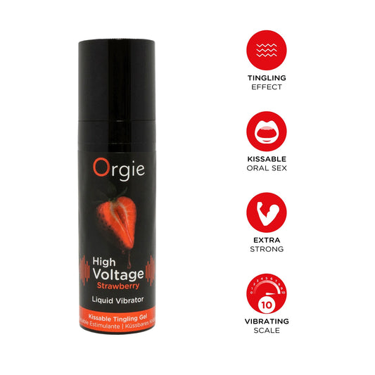 High Voltage Strawberry Liquid Vibrator is crafted with a high concentration of an active ingredient native to the Amazon rai