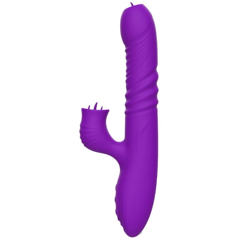 ARMONY - VIBRADOR DE COELHO TOTALMENTE G SPOT COM EFEITO DE CALOR VIOLETA DE LÍNGUA ESTIMULANTE - Infernum Store