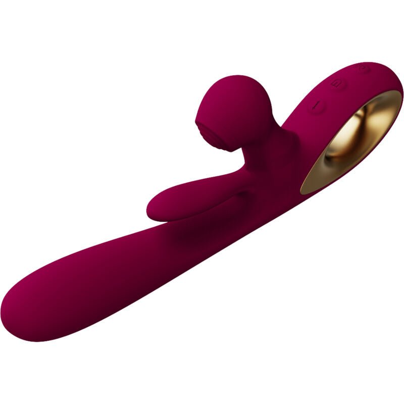 ARMONY - VIBRADOR DE IMPACTO SWING E ESTIMULADOR DUPLO MODELO 1 BORDEAUX - Infernum Store