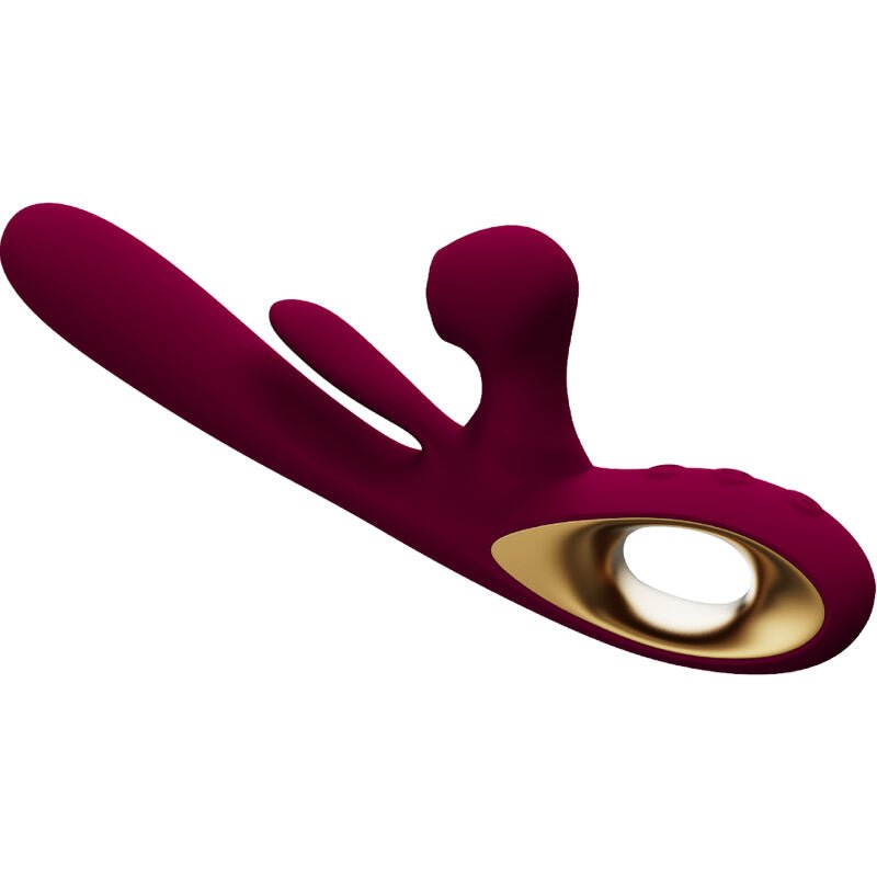ARMONY - VIBRADOR DE IMPACTO SWING E ESTIMULADOR DUPLO MODELO 1 BORDEAUX - Infernum Store