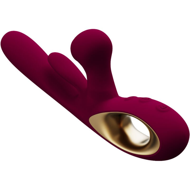 ARMONY - VIBRADOR DE IMPACTO SWING E ESTIMULADOR DUPLO MODELO 1 BORDEAUX - Infernum Store