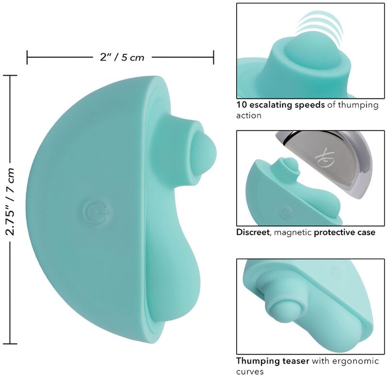 CALEXOTICS - OVATION ESTIMULADOR ACCLAIM AQUA GREEN - Infernum Store