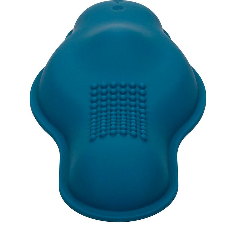 CALEXOTICS - RIDER MASSAGER DUPLO MOTOR CONTROLE REMOTO AZUL - Infernum Store