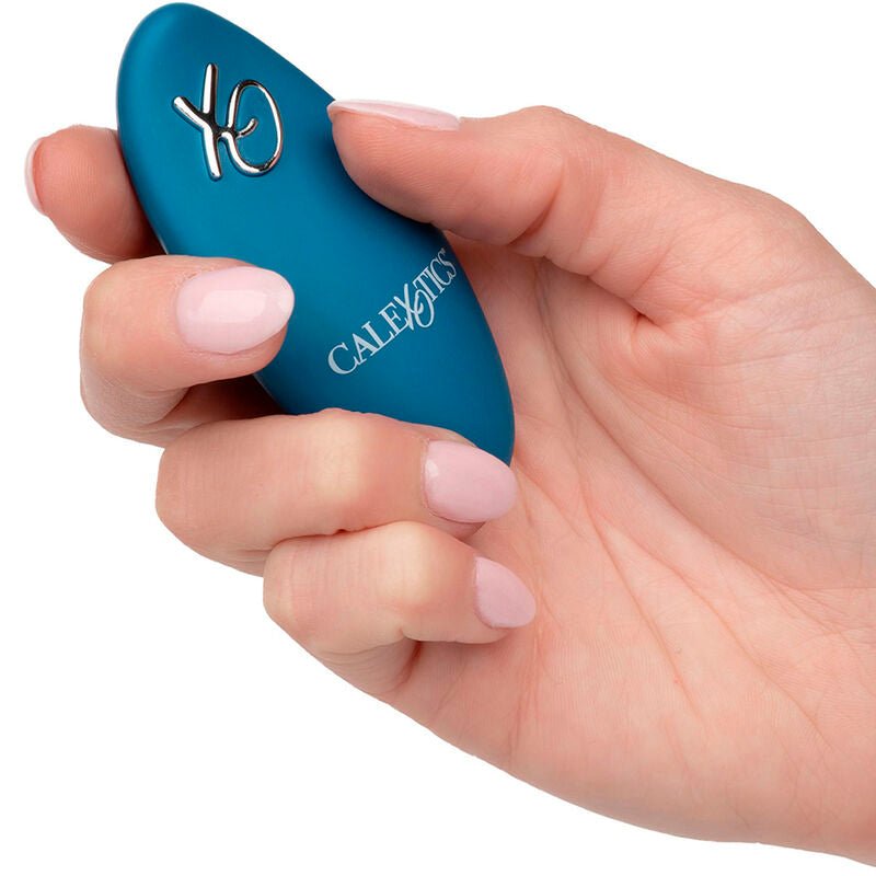 CALEXOTICS - RIDER MASSAGER DUPLO MOTOR CONTROLE REMOTO AZUL - Infernum Store