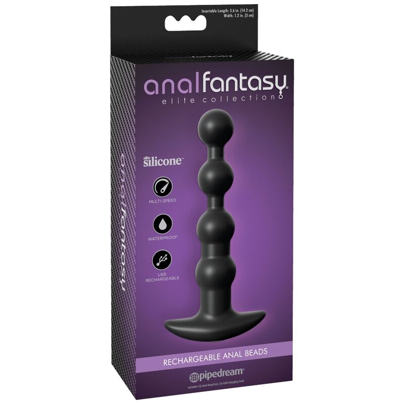ANAL FANTASY ELITE COLLECTION - BOLAS ANAIS RECARREGVEIS - Infernum Store