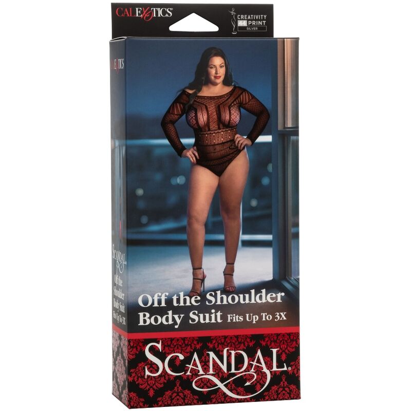 CALEXOTICS - TERNO DE OMBRO SCANDAL PLUS SIZE - Infernum Store
