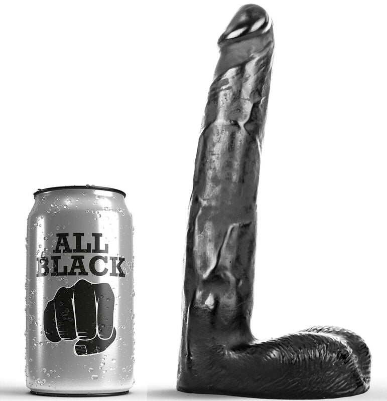 ALL BLACK - DILDO REALISTIC 21 CM - Infernum Store