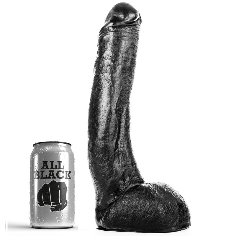 ALL BLACK - DONG 29 CM CURVADO - Infernum Store