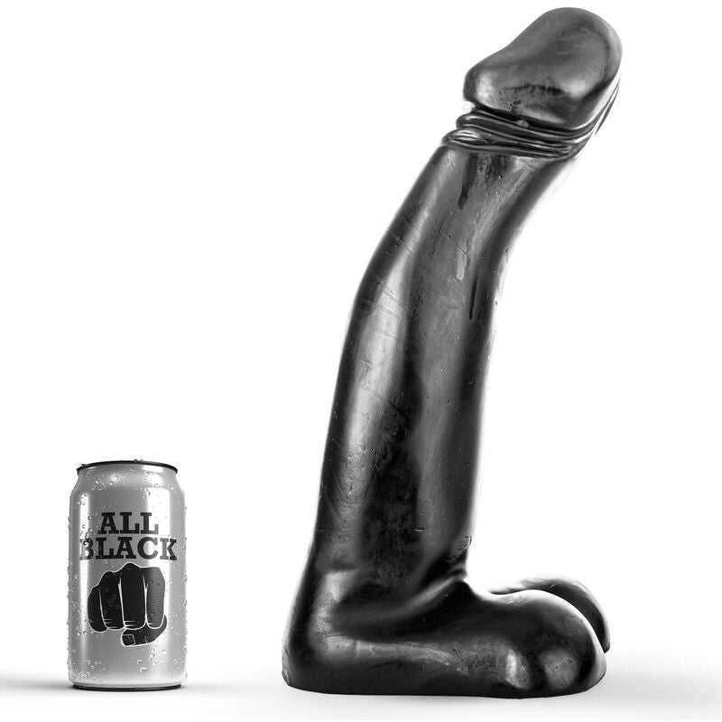 ALL BLACK - REALISTIC BLACK FISTING DILDO 29 CM - Infernum Store