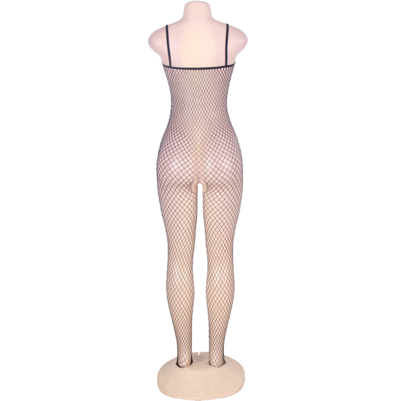 QUEEN LINGERIE - BODYSTOCKING COM LAOS EM DECOTE S/L - Infernum Store