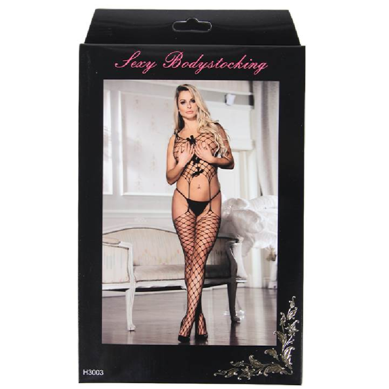 QUEEN LINGERIE - BODYSTOCKING REDE COM LAOS S/L - Infernum Store