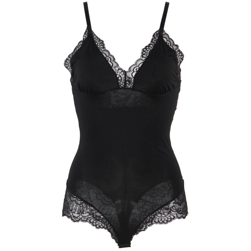 QUEEN LINGERIE - LACE TEDDY S/M - Infernum Store