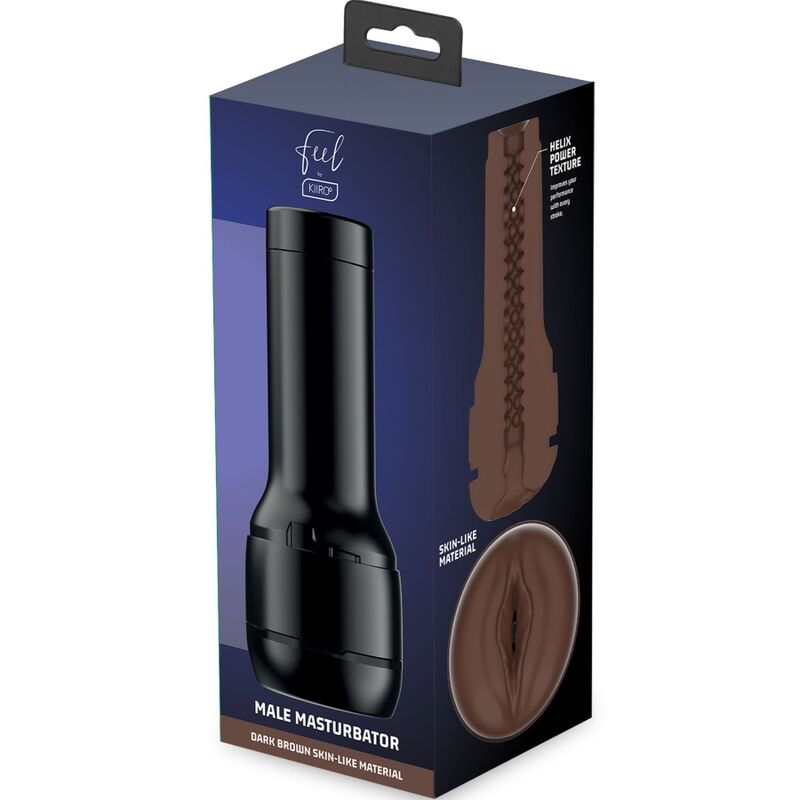 KIIROO - ESTIMULADOR MASTURBADOR FEEL STROKER - CASTANHO ESCURO - Infernum Store