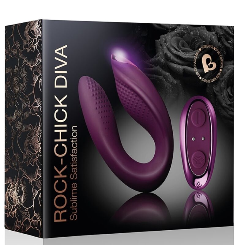 ROCKS-OFF - CHICK DIVA GRAMPOS DE CONTROLE REMOTO - Infernum Store
