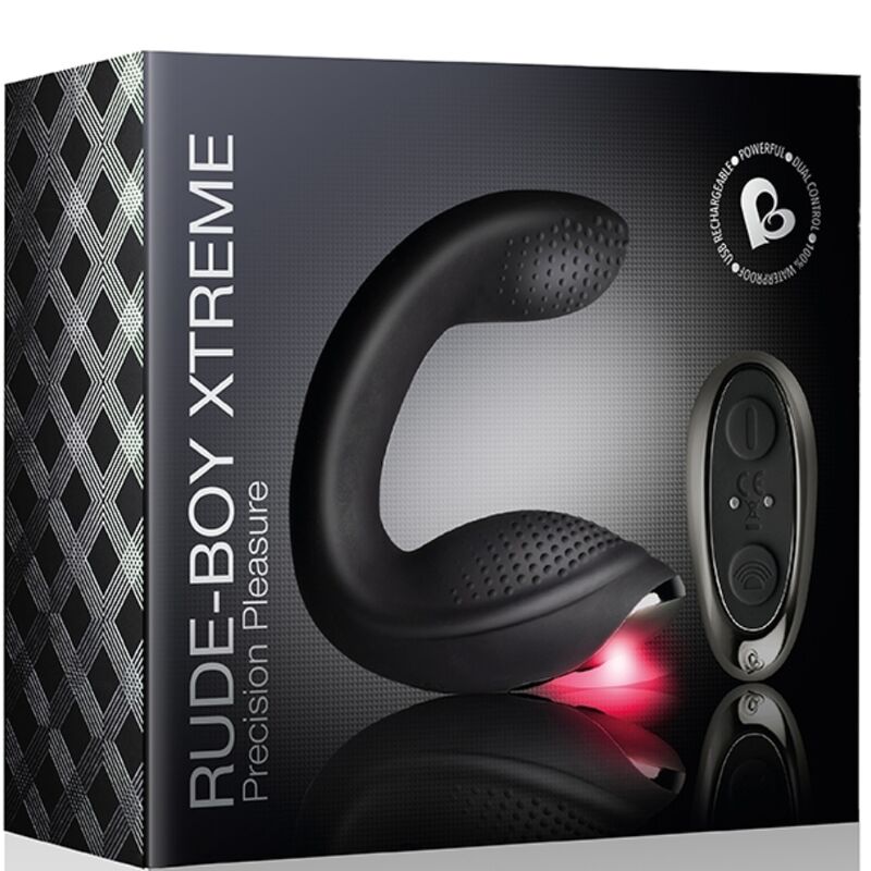 ROCKS-OFF - RUDE BOY XTREME MASSAGEADOR DE PRÓSTATA - Infernum Store