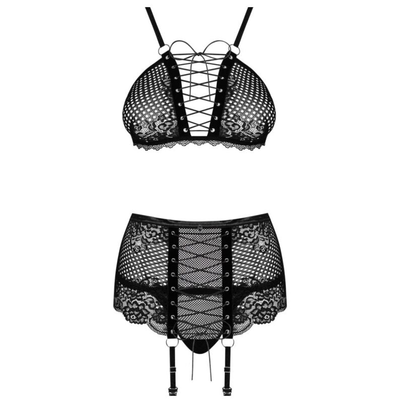 OBSESSIVE - CONJUNTO BASITTA TRÊS PEAS L/XL - Infernum Store