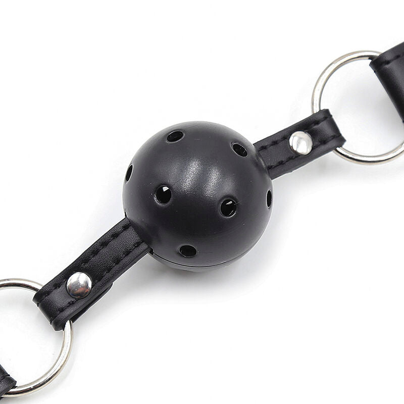 OHMAMA FETISH - MORDAA DE BOLA COM VENTILADORES E GRAMPOS DE BICO - Infernum Store