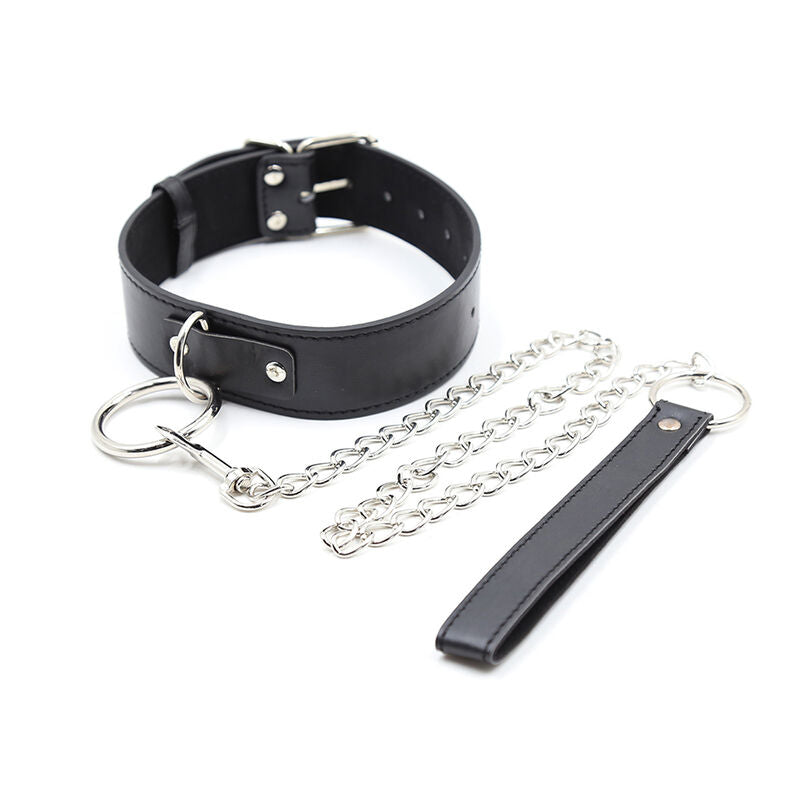 OHMAMA FETISH - COLAR DE SUBMISSÃO COM TRELA - Infernum Store