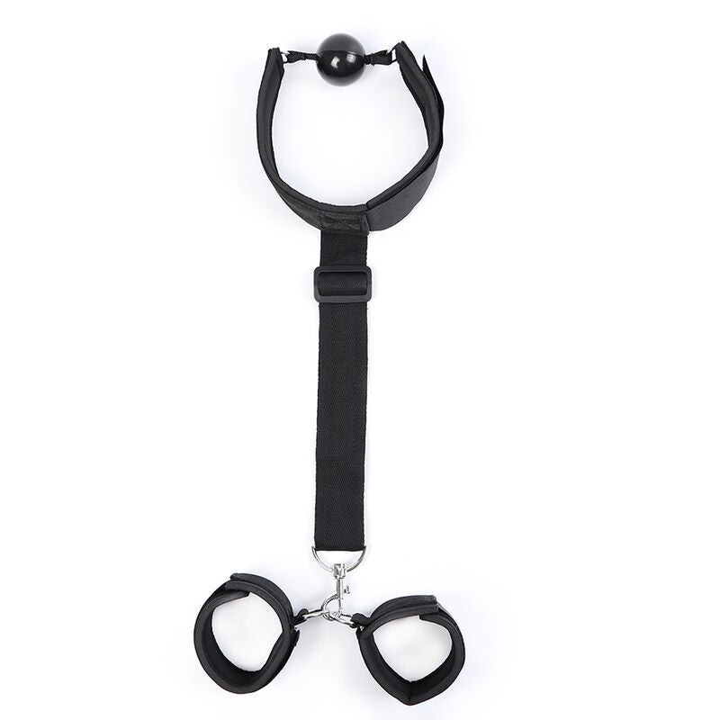 OHMAMA FETISH - MORDAÇA DE NEOPRENE COM ALGUMAS DE MÃO - Infernum Store