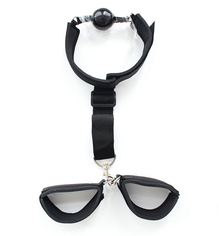 OHMAMA FETISH - MORDAÇA DE NEOPRENE COM ALGUMAS DE MÃO - Infernum Store