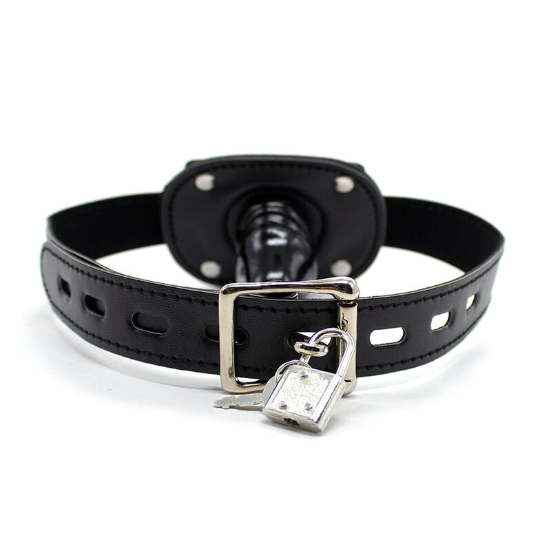 OHMAMA FETISH - TPE PÊNIS GAG COM CADEADO S - Infernum Store