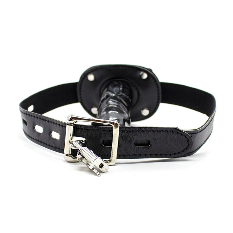 OHMAMA FETISH - TPE PÊNIS GAG COM CADEADO S - Infernum Store