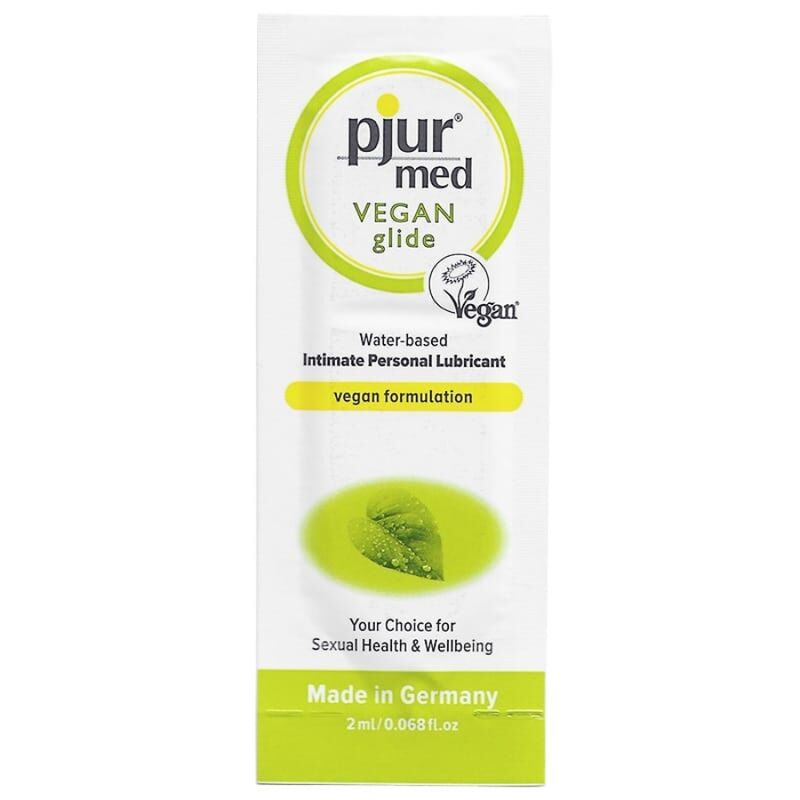 PJUR - MED VEGAN GLIDE WATER BASED LUBRICANT 2 ML - Infernum Store
