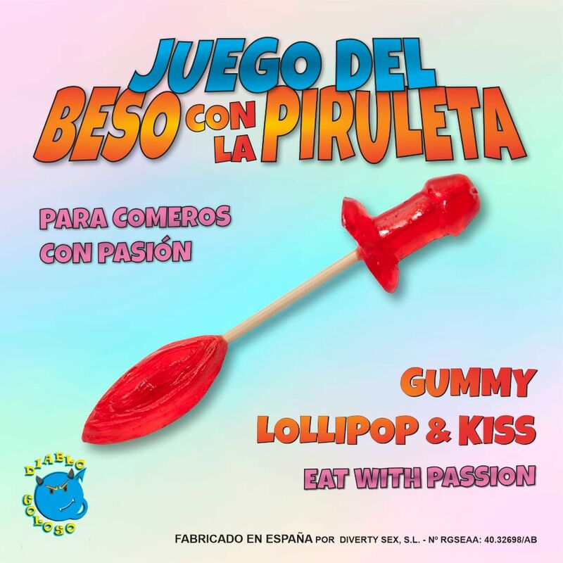 DIABLO PICANTE - JOGO DE PÊNIS E LÁBIOS GUMMY - Infernum Store