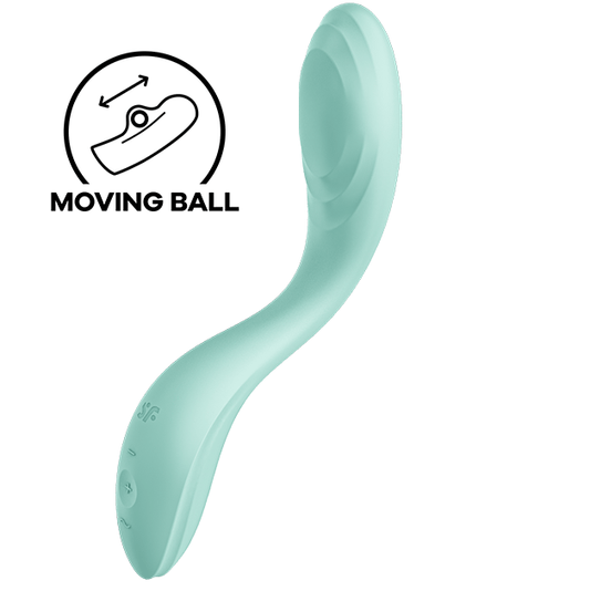 SATISFYER - RRROLLING PLEASURE GSPOT VIBRATOR GREEN - Infernum Store