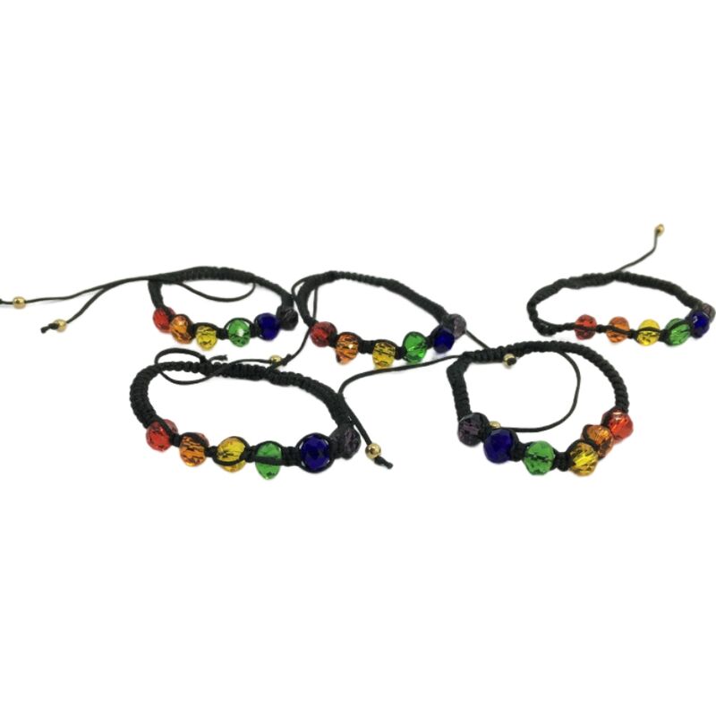 PRIDE - PULSEIRA DE FRISAS COM BANDEIRA LGBT - Infernum Store
