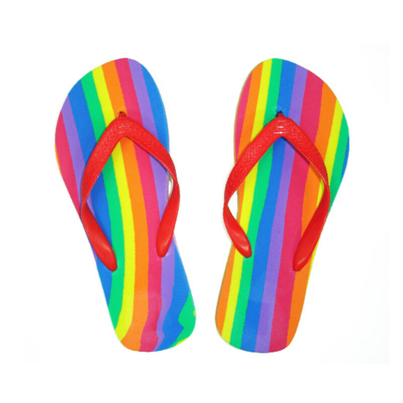 PRIDE - FLIP FLOPS COM BANDEIRA LGBT 38-39 EUR - Infernum Store