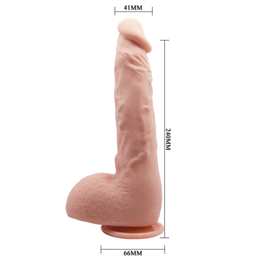 BAILE - DILDO REALISTA JASON NATURAL 24 CM - Infernum Store