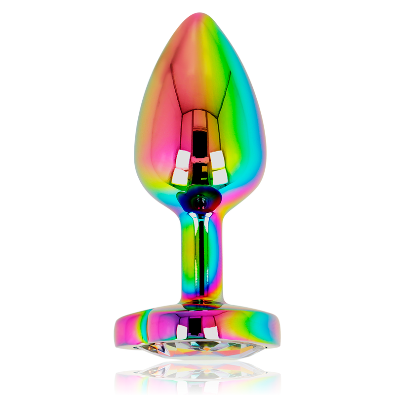 OHMAMA - PLUG ANAL DE CORAÇÃO IRIDESCENTE TAMANHO S - Infernum Store