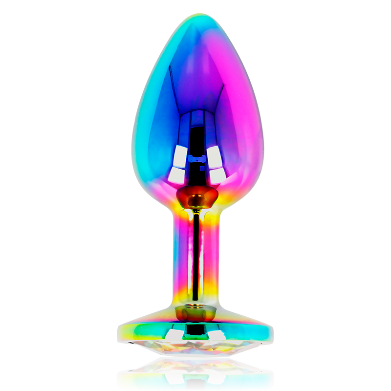 OHMAMA - PLUG ANAL CÍRCULO IRIDESCENTE TAMANHO S - Infernum Store