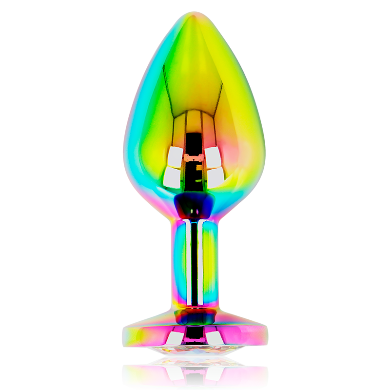 OHMAMA - PLUG ANAL CÍRCULO IRIDESCENTE TAMANHO M - Infernum Store