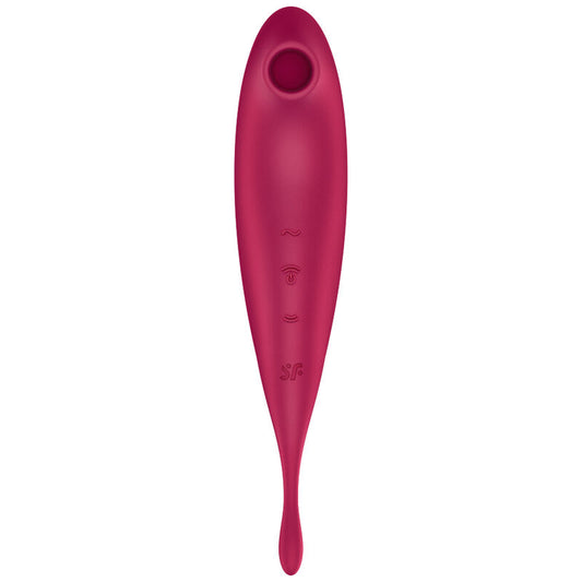 SATISFYER - TWIRLING PRO+ ESTIMULADOR Y VIBRADOR APP VERDE