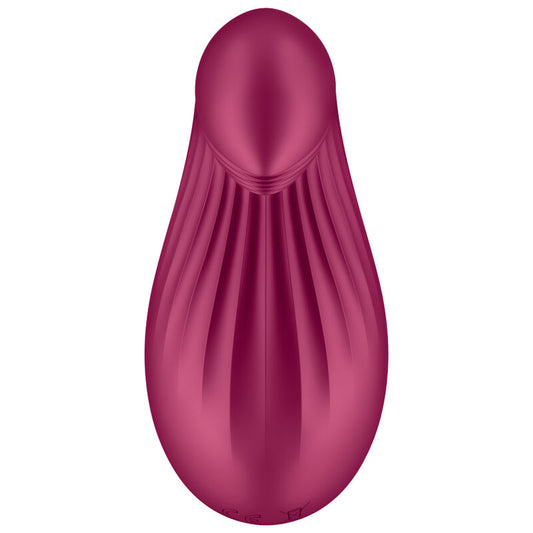 SATISFYER - VIBRADOR LAY-ON DIPPING DELIGHT VERMELHO