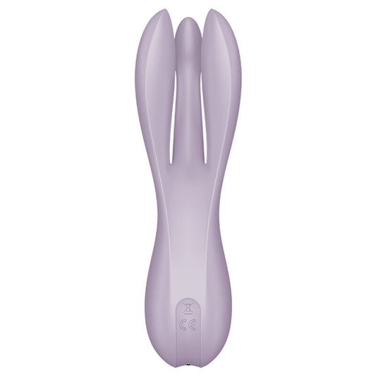 SATISFYER - VIBRADOR THREESOME 2 VIOLETA