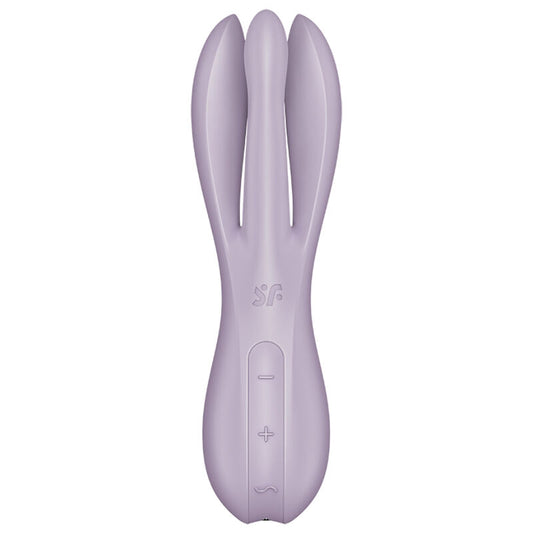 SATISFYER - VIBRADOR THREESOME 2 VIOLETA