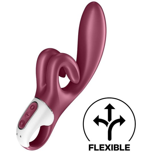SATISFYER - TOUCH ME RABBIT VIBRATION RED - Infernum Store