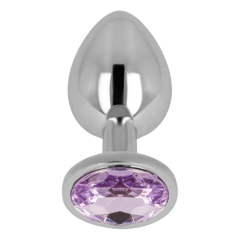 OHMAMA - PLUG ANAL COM CRISTAL VIOLETA 9 CM - Infernum Store