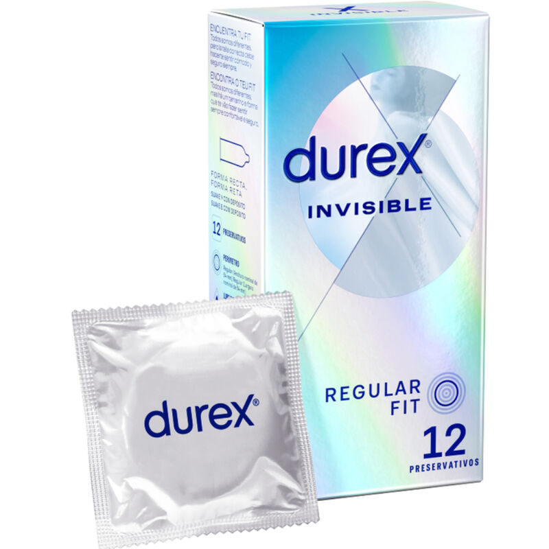 DUREX - INVISÍVEL EXTRA FINO 12 UNIDADES - Infernum Store