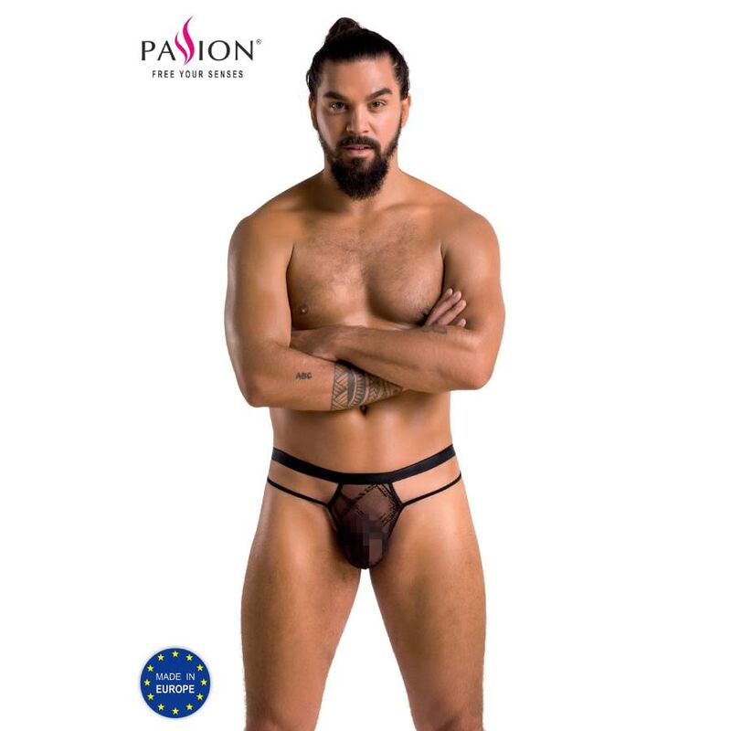 PASSION - 029 COLLIN THONG BLACK S/M - Infernum Store