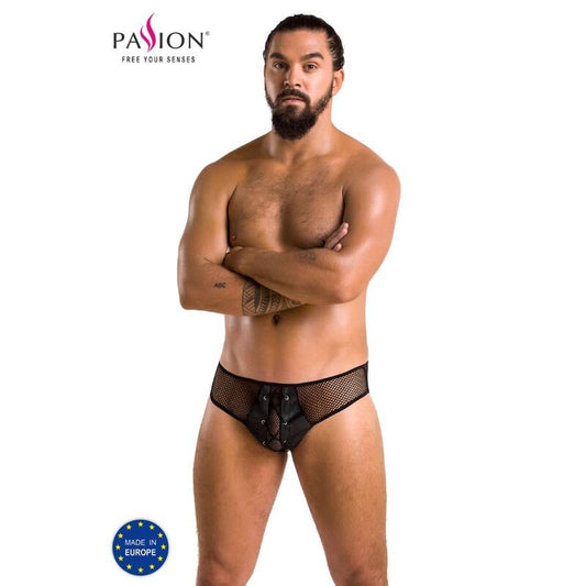 PASSION - 035 SLIP RICHARD BLACK S/M - Infernum Store