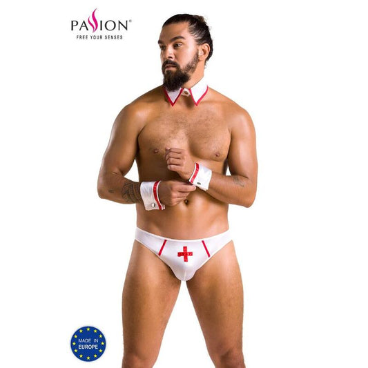 PASSION - 037 SLIP GREGORY WHITE S/M - Infernum Store