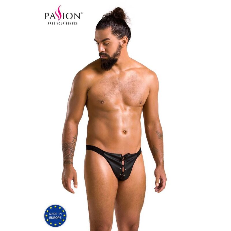 PASSION - 044 SLIP OPEN BEN BLACK S/M - Infernum Store