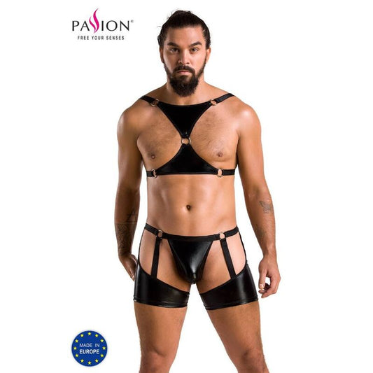 PASSION - 047 SET ARON BLACK S/M - Infernum Store