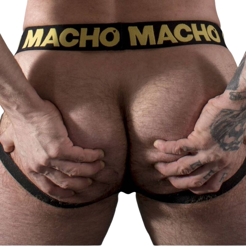 MACHO - MX25AC JOCK YELLOW LEATHER S - Infernum Store