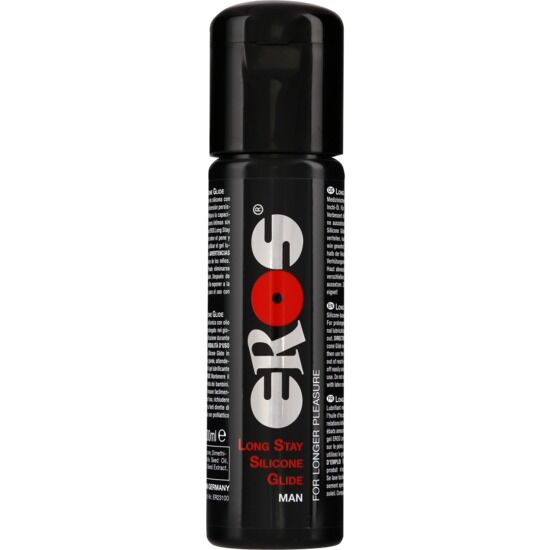 EROS - LUBRIFICANTE DE SILICONE DE LONGA DURAO PARA HOMENS 100 ML - Infernum Store
