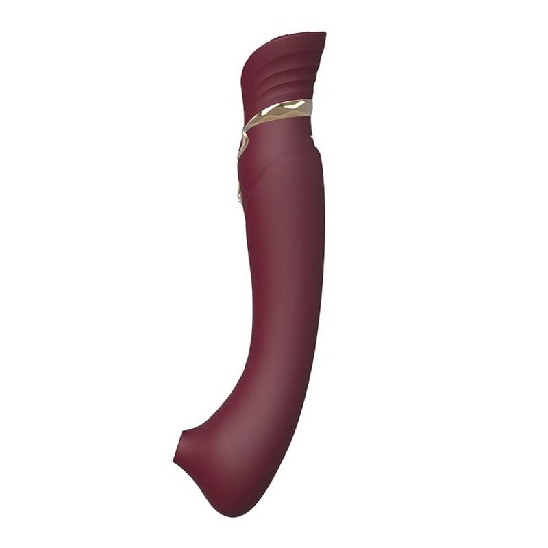 ZALO - QUEEN SET PULSE WAVE CLIT STIM VERMELHO - Infernum Store
